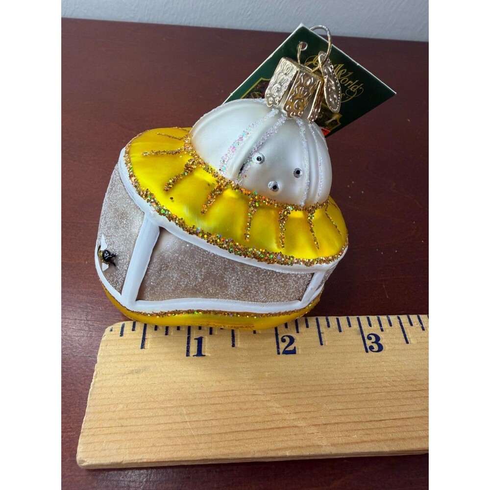 2018 Old World Christmas Beekeeper's Hood Ornament 36227 NWT With Box - Picture 6 of 8